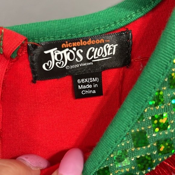 Youth Christmas 🎄 Dress Size 6/6X Small 🍒 - Picture 3 of 4